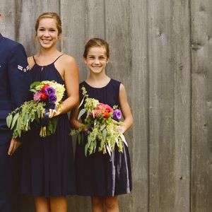 J Crew Navy Bridesmaids dress